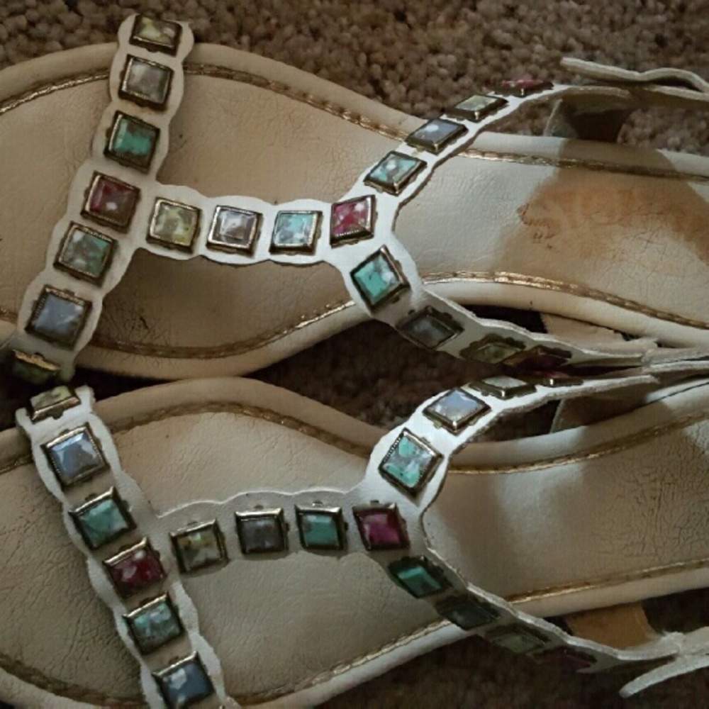 Multi color sandal