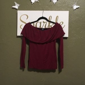 Off the shoulder blouse