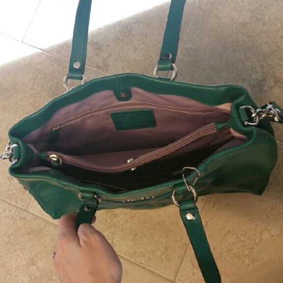 Brand new green Coach 
