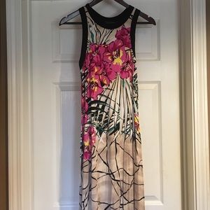 Karen Kane Floral Print Maxi Dress, Size L