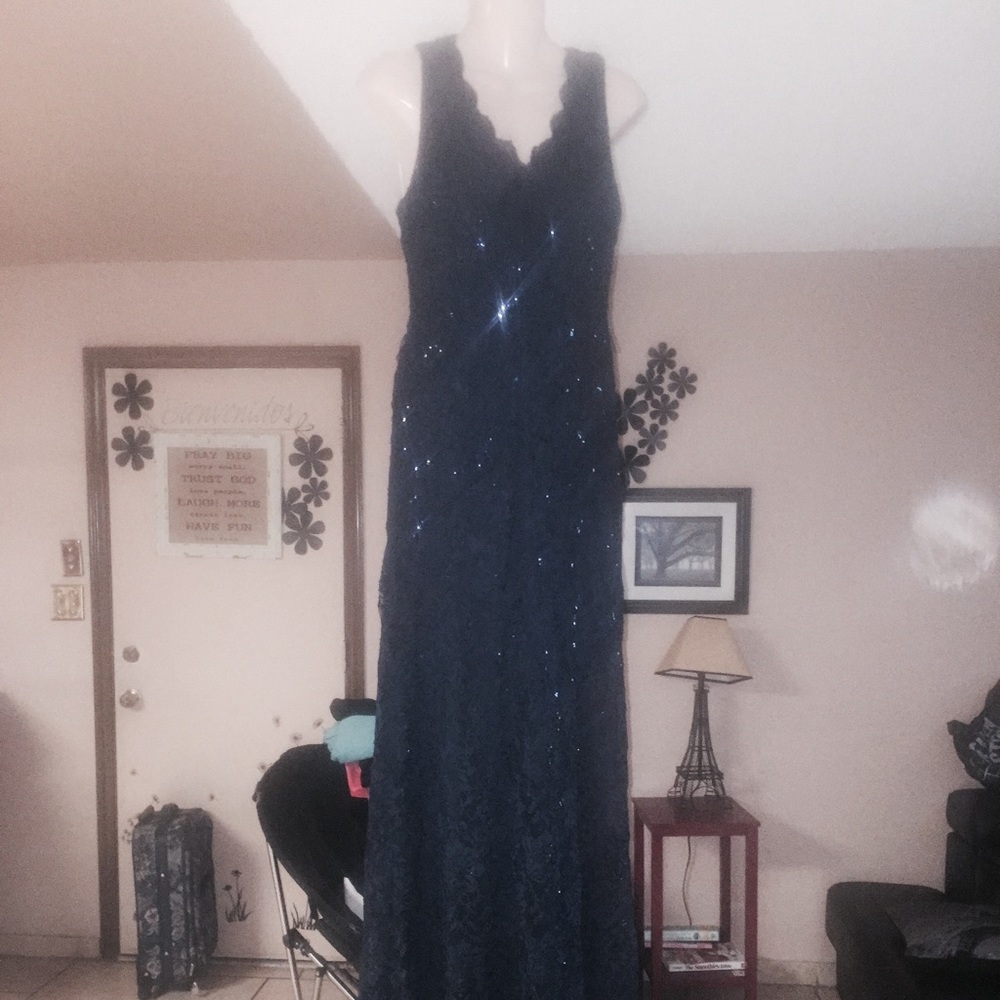 Navy sparkly special event dress