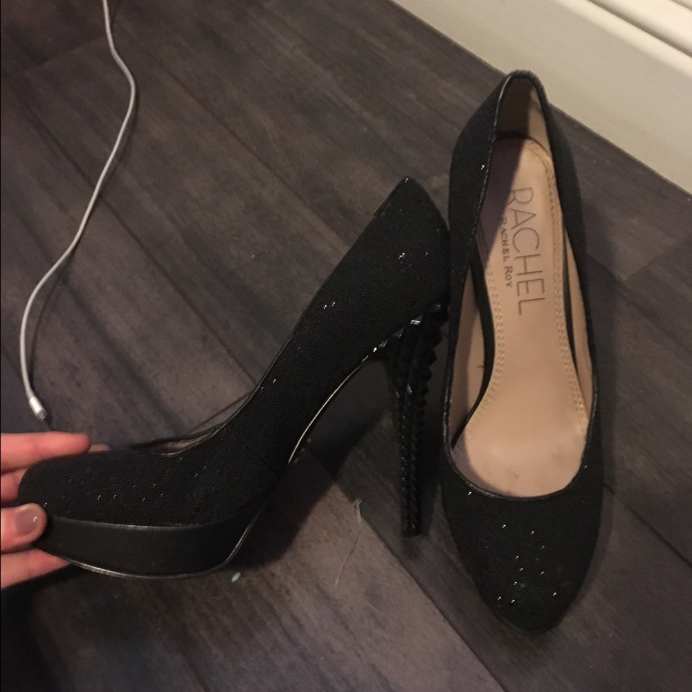 Rachel Roy black platform heel.