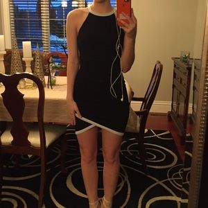 Black short dress