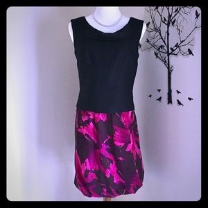 LOFT - Fuchsia Floral Bubble Skirt - SP LOFT - Fuchsia Floral Bubble Skirt - SP
