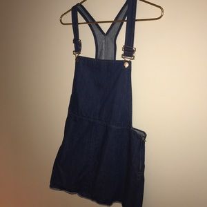 Topshop Overalls Dress