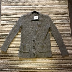 ABERCROMBIE- gray cardigan