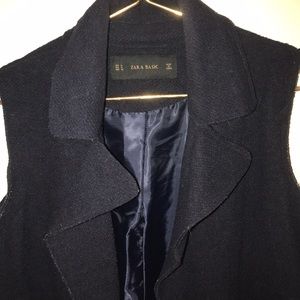 Zara Oversized Sleeveless Jacket