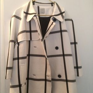 Beautiful oversized plaid coat