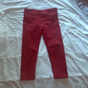 Fabletics cropped leggings detailed waistline