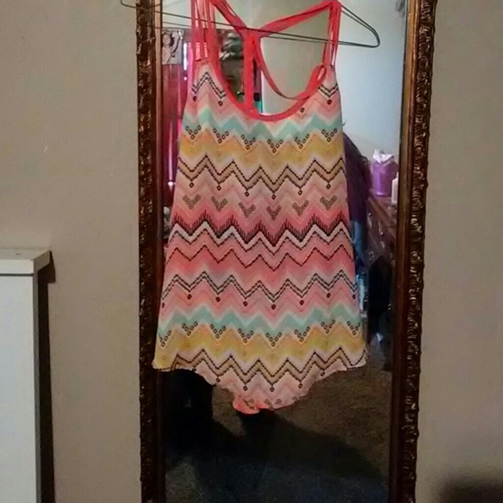 Full Tilt Chevron Braid Tank