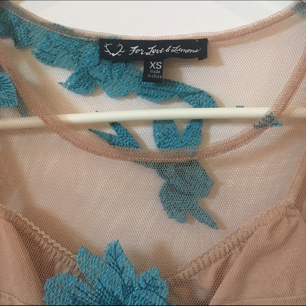 For Love and Lemons Dress tags