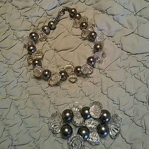 Necklace with matching bracelet