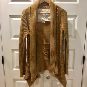 Anthropologie knitted cardigan.