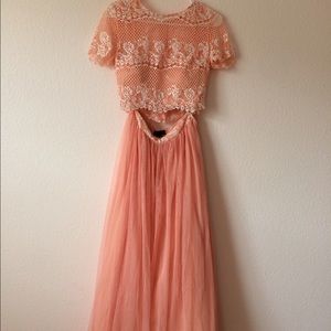 City Triangles Two Piece Formal Gown