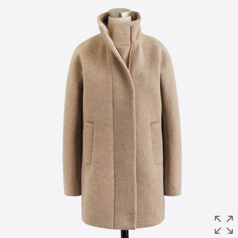 JCrew factory beige city coat 00