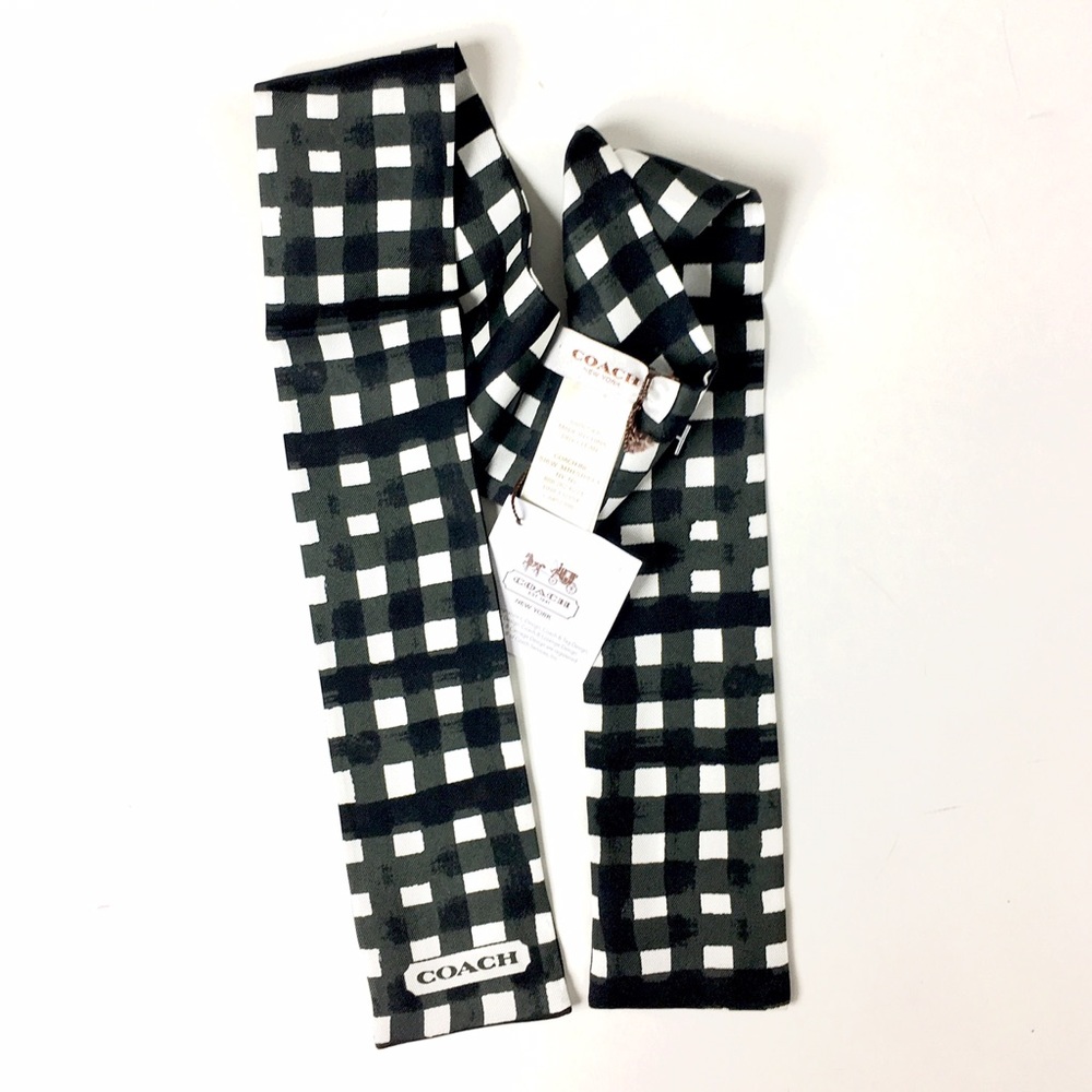 🆕 Coach Silk Hair Scarf - Picture 2 of 2