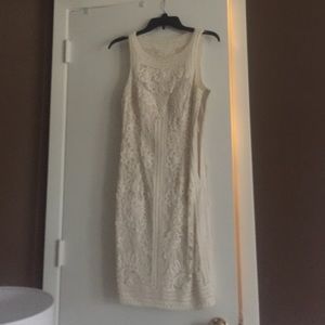 Cream lace dress