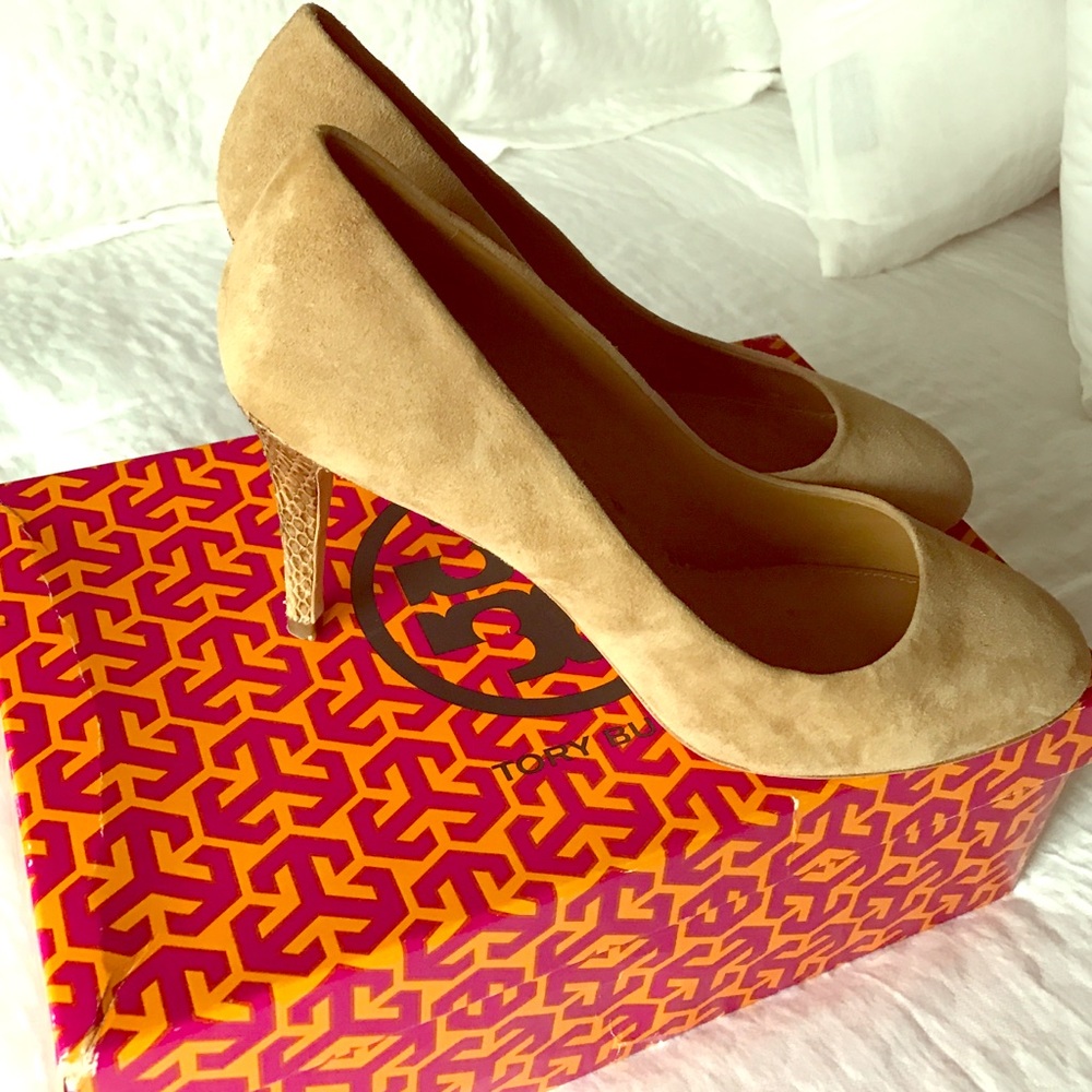 Tory Burch Suede Heels