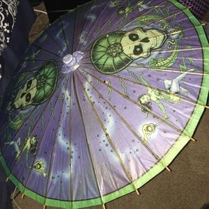 Skull Paper Umbrella