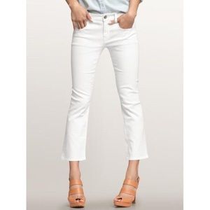 GAP Crop Kick White Jeans Size 28