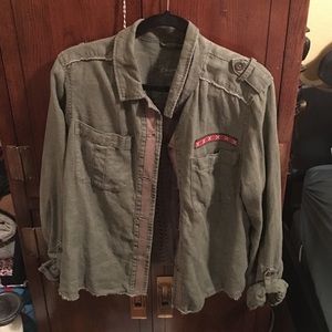 Aeropostale light army coat