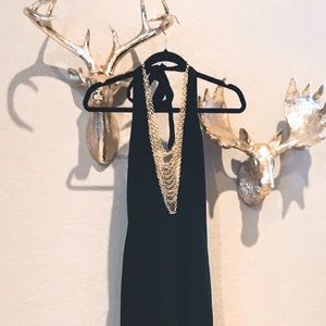 Gorgeous 1960 black with chain gown dress Gorgeous 1960 black with chain gown dress