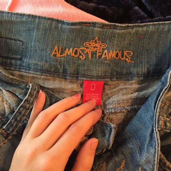 Distressed capris - Picture 3 of 3