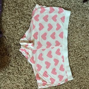 Boyshort underwear with hearts