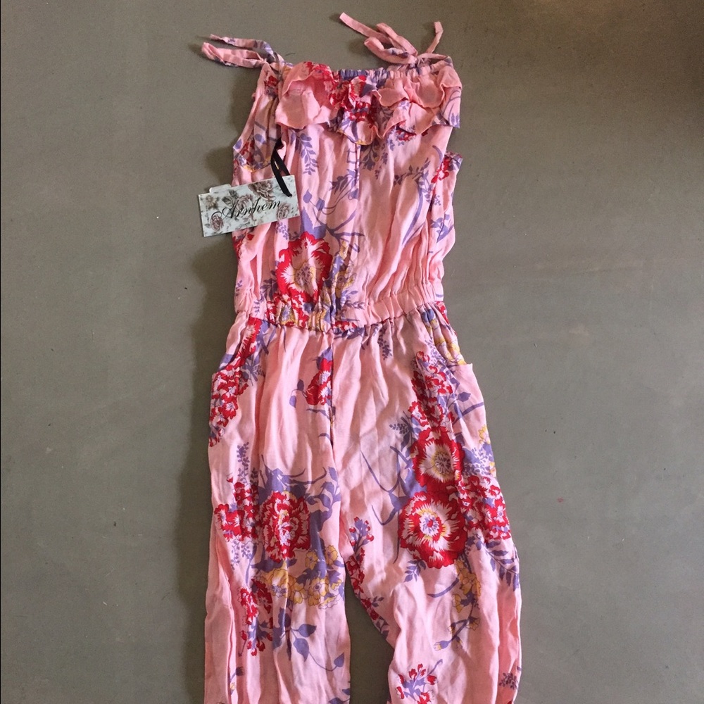 Arnhem girl passion flower pink playsuit! Sold out