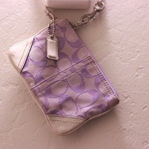 Coach wristlet