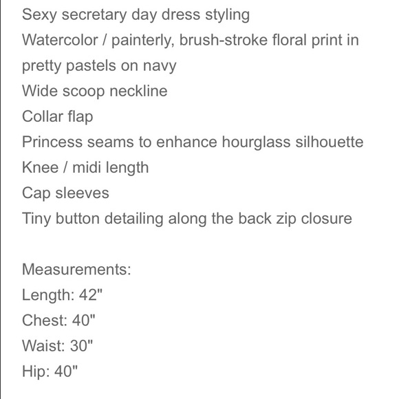 40's Pencil Dress - Picture 4 of 4