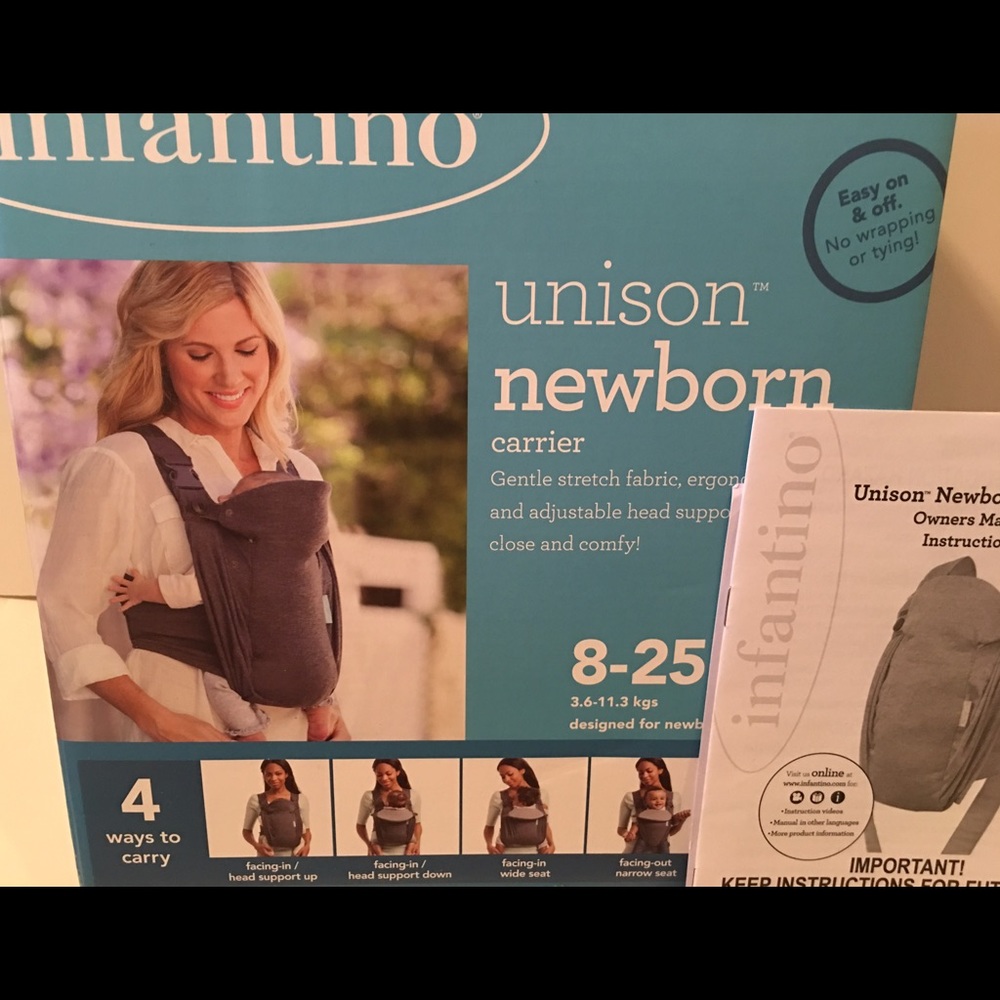 Be hands free! INFANTINO-Unison Carrier. EUC w box