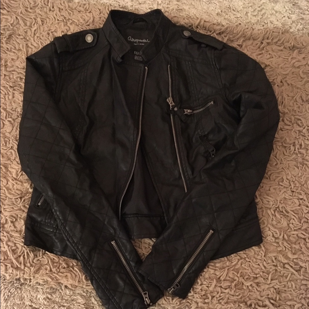 Faux Leather Jacket