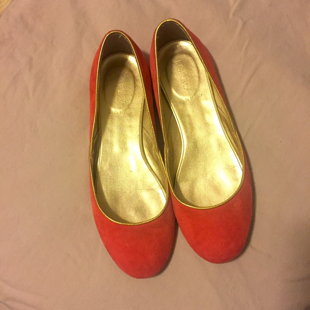 J. Crew Leather Suede Flats