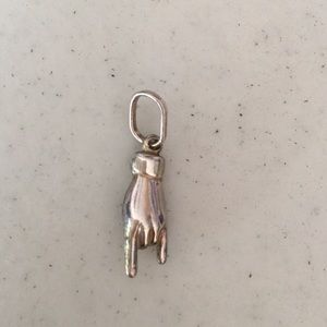 Silver Hand Charm
