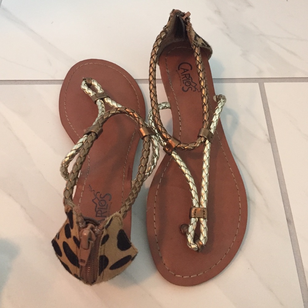 Carlos Santana Metallic Sandal