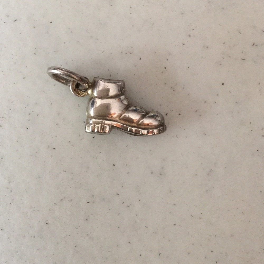 Silver Baby Boot Charm