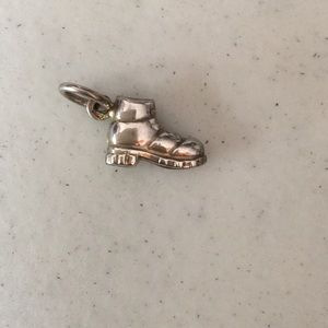 Silver Baby Boot Charm