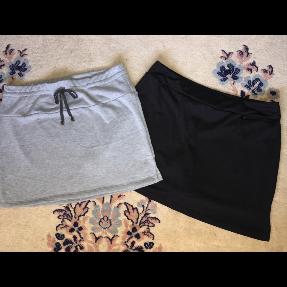 Two active skirts