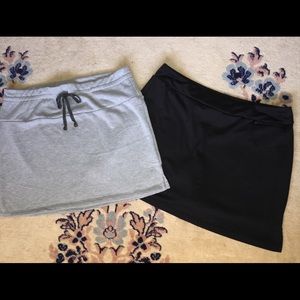 Two active skirts