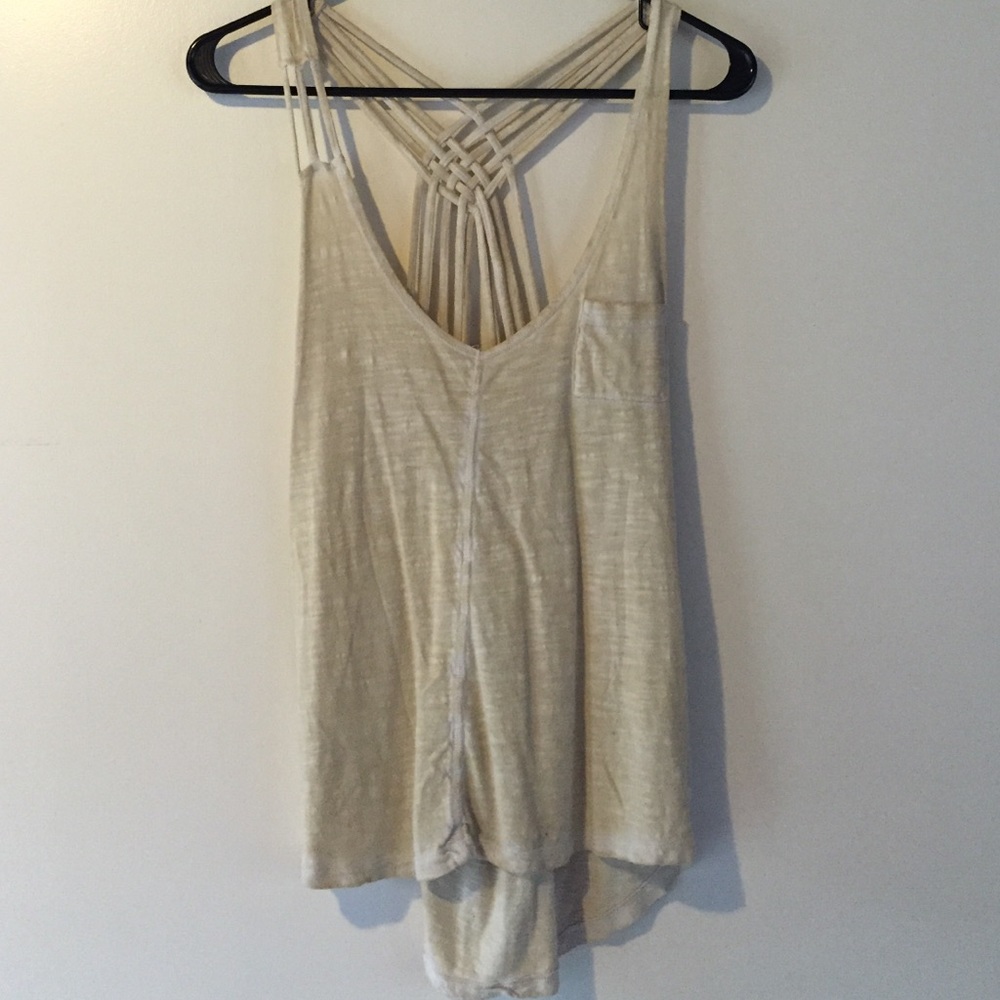 Billabong: Distressed Cross-back Tank