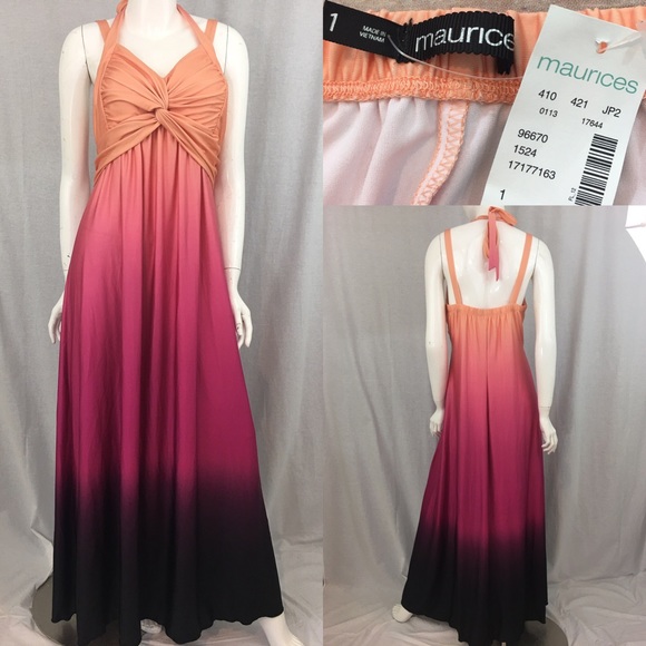 Maurices Dresses & Skirts - 🍭NWT Sz 16/18 (1) Maurices Ombré Long Maxi Dress