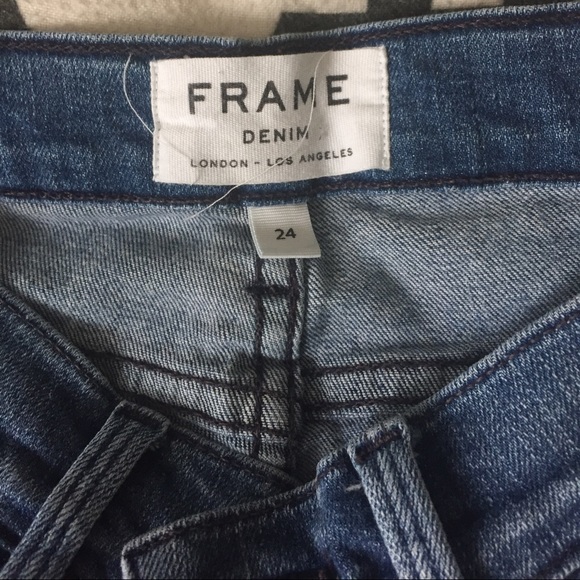 SOLD Light Wash Frame Denim - Picture 4 of 4