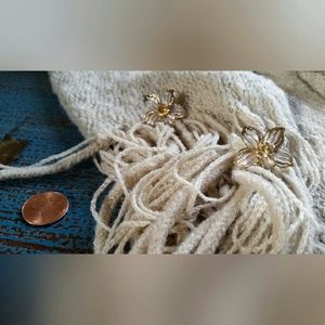 Jewelry - White Lily Earrings Jewelry - White Lily Earrings