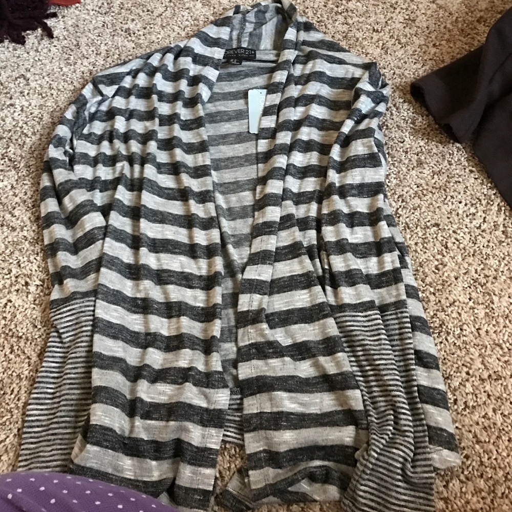 Stripe cardigan
