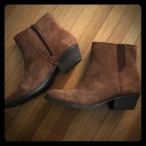 Nine West Suede Genuine Leather Boots