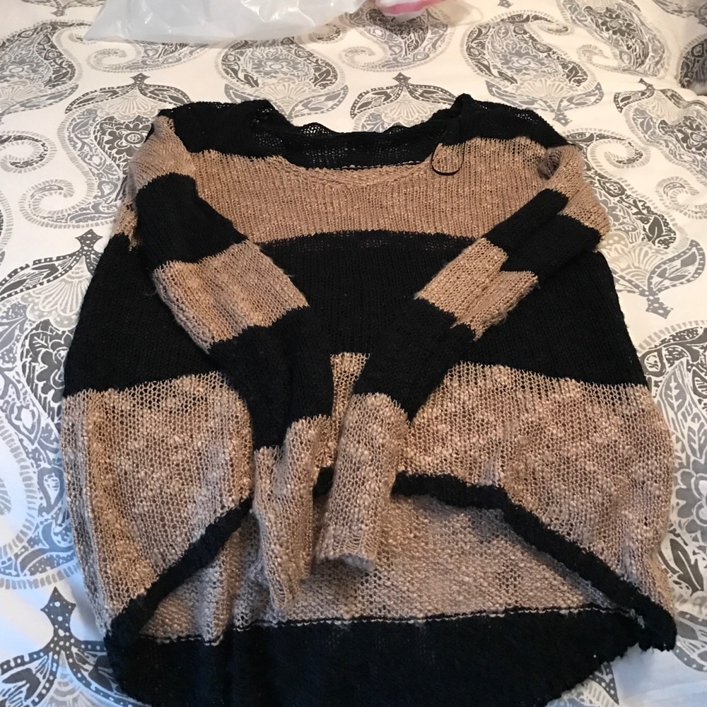 Brown/Black Sweater