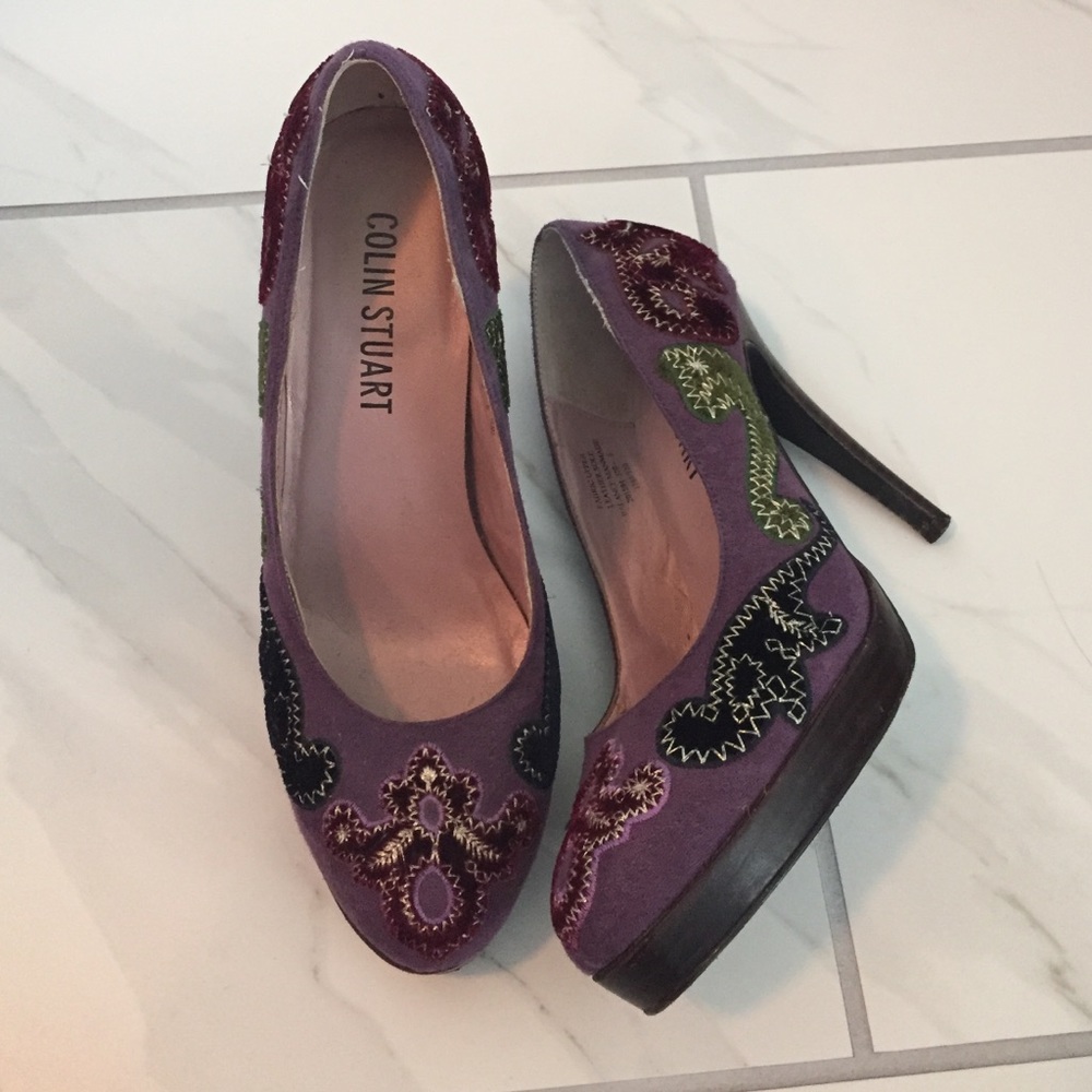 Colin Stuart (VS) Purple Heel with Adorable Detail