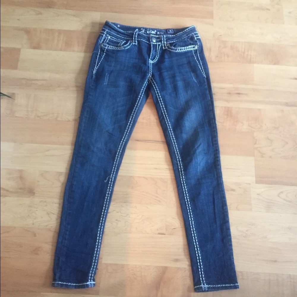 lA idol stretchy jeans