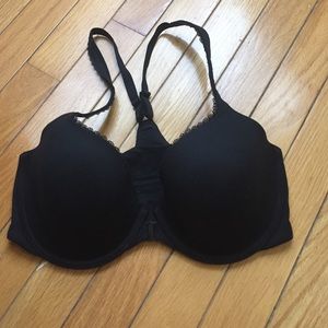Victoria's Secret 32DD Black Racerback Bra